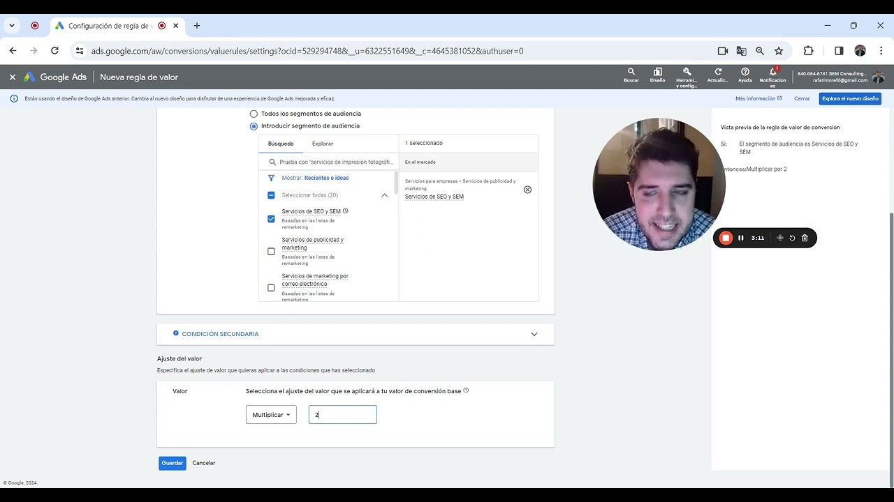 Cómo dar Información al Algoritmo de Google Ads del Valor de tus Leads