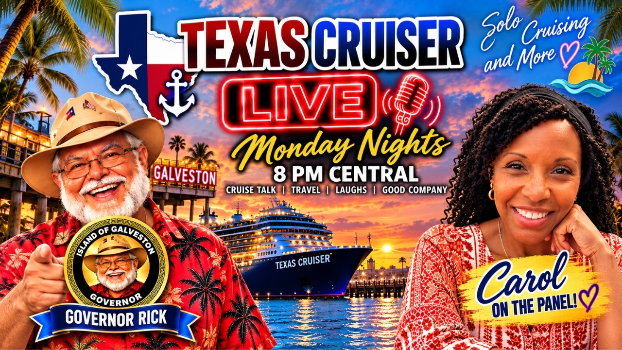 The Texas Cruiser & The Governor's Cabinet With Special Guest Vicki - Foodie Travel & Casino Life
