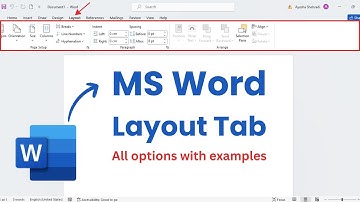 Complete Microsoft Word Tutorial - Page Layout Menu/Tab In MS Word | Urdu | Hindi