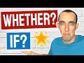 🔥 EXPLAINED! When to use "WHETHER" or "IF" in English