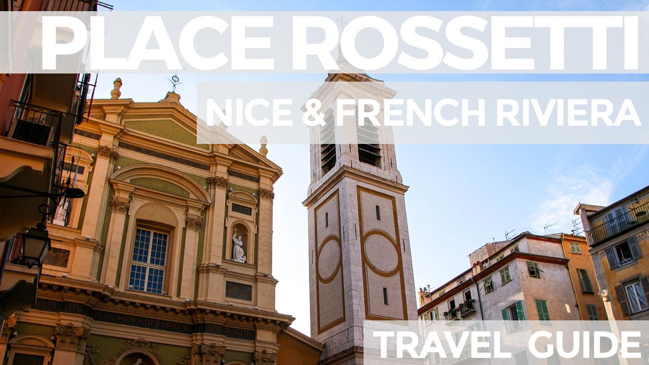 Nice, Cote d'Azur, France , French Riviera - Place Rossetti in the