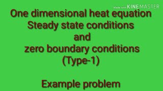 MA3351,TPDE(Part-52)One dimensional heat Equation (Type-1)[In Tamil]