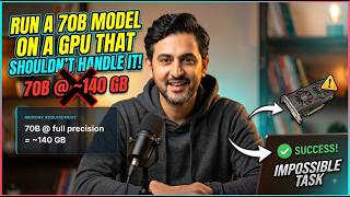 How to Run a 70B Model on a GPU That Shouldn't Handle It