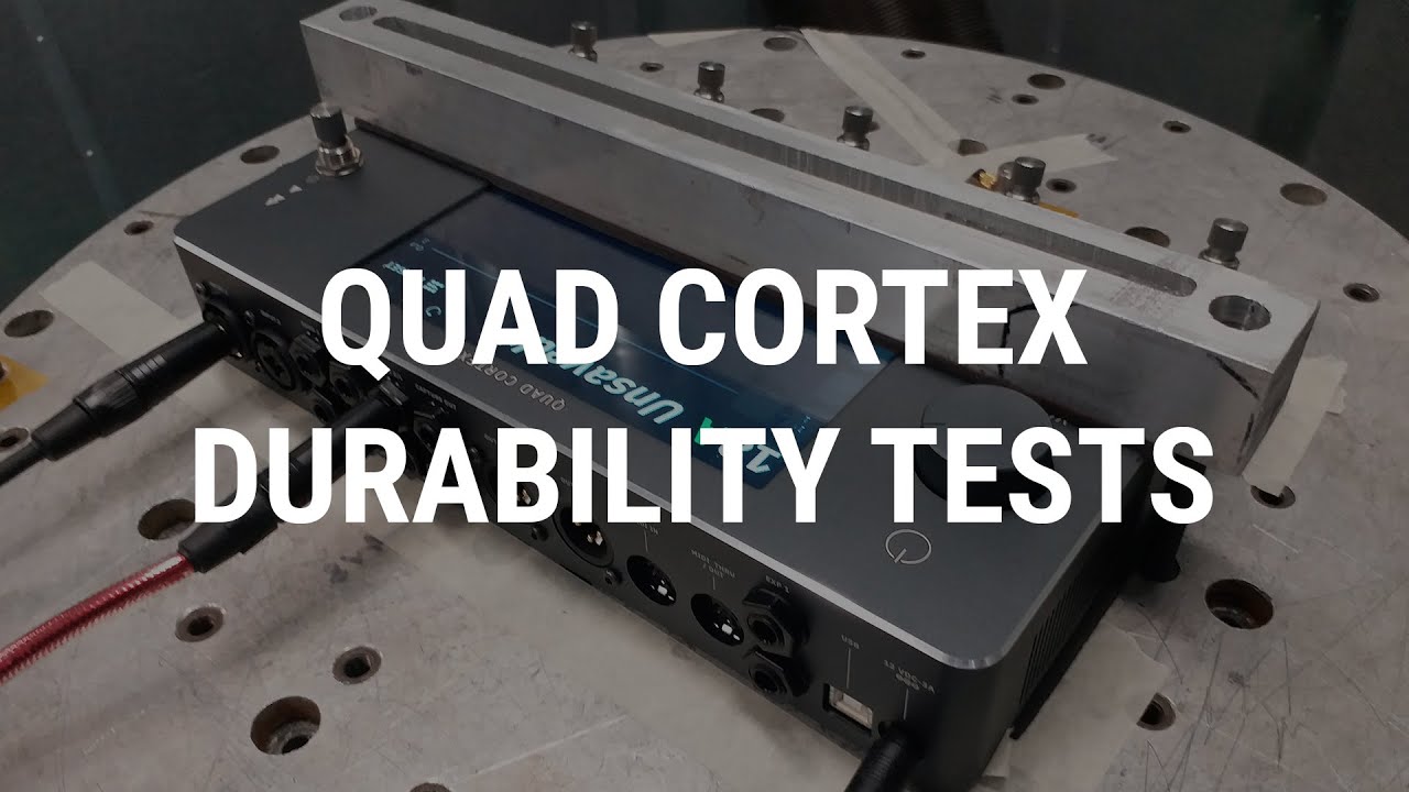 Durability tests! - Quad Cortex Development Update #7 - Neural DSP