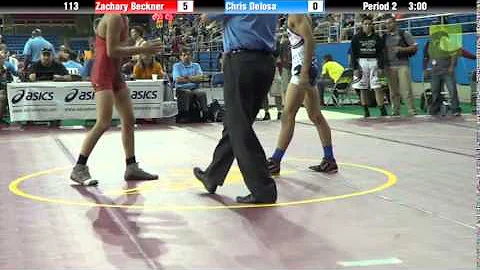 113 Zachary Beckner vs. Chris Delosa