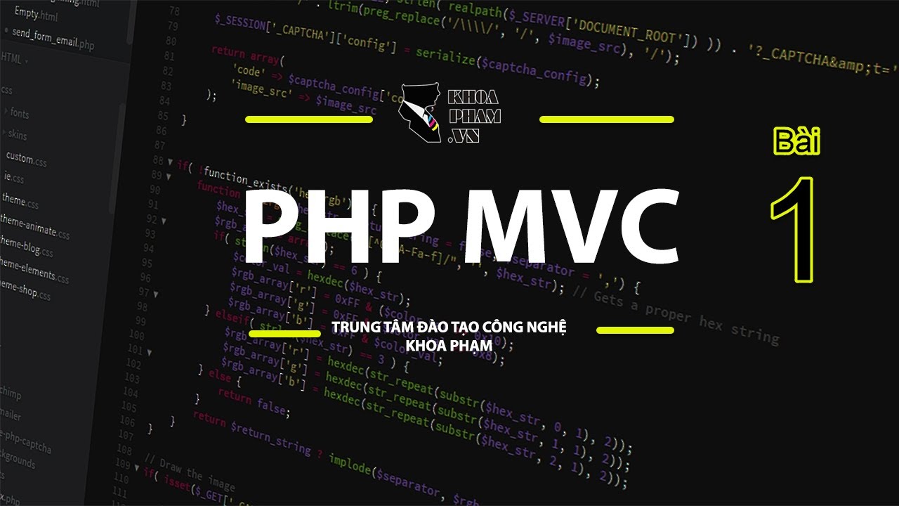 Khóa học lập trình php | LẬP TRÌNH PHP THEO MÔ HÌNH MVC [BUỔI 1]