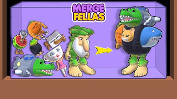 BRAINROT 3D: Merge Fellas New Mode Updated | Suika Game Gameplay Walkthrough - Reaching Max Level