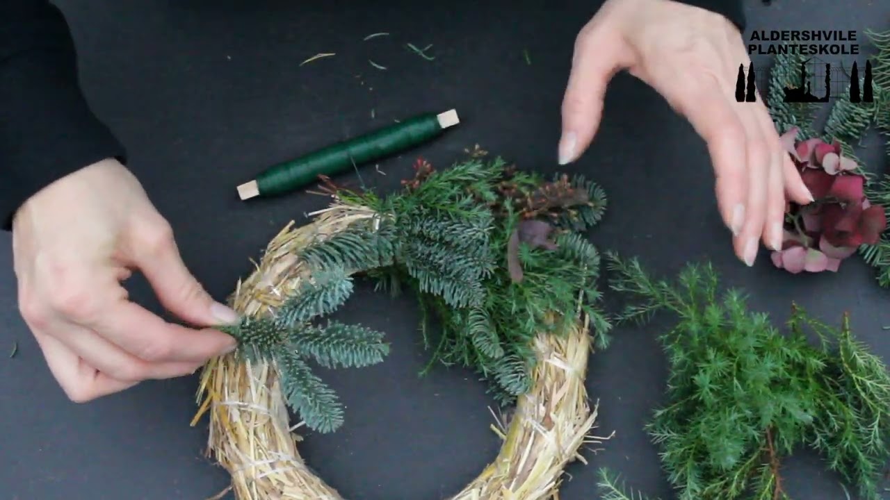 Guide til binding af julekrans