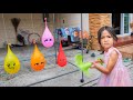 บริ้งค์ไบรท์ | เจอตุ๊กแกอยู่ในลูกโป่งน้ำ baby finger FAMILY SONG Water balloons