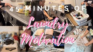 45 Minutes All Day Laundry Motivation