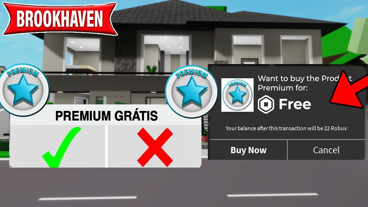 COMO GANHAR O PREMIUM GR TIS NO BROOKHAVEN ROBLOX YouTube COMO GANHAR O PREMIUM GR TIS NO BROOKHAVEN ROBLOX YouTube