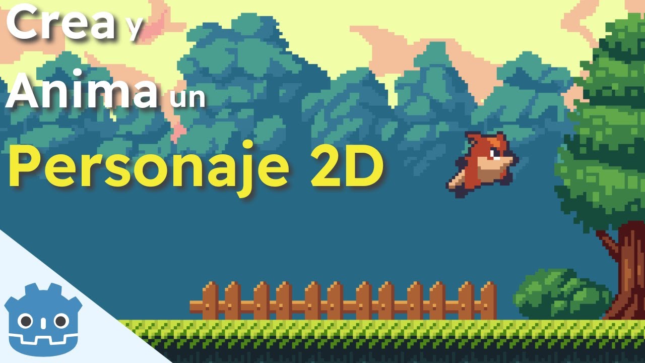Como Crear y Animar un Personaje 2D en Godot 4 | Tutorial - YouTube