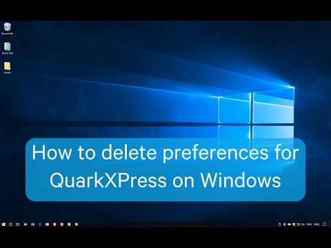 How to delete preferences (Windows)