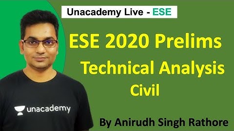 ESE 2020 | Civil Technical Analysis | Civil | Anirudh Singh Rathore