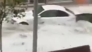 Inundaciones apocalípticas golpean Madrid España