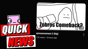 QUICK GD NEWS: Zobros is Back?