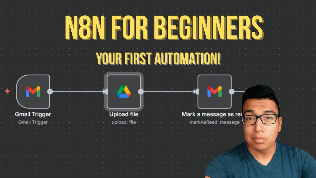 N8N For Beginners | Your First Automation - YouTube