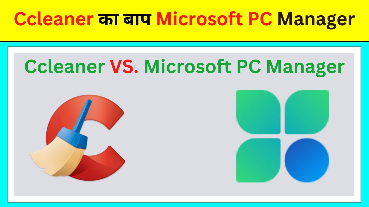 Microsoft PC Manager — Best Ccleaner Alternative YouTube