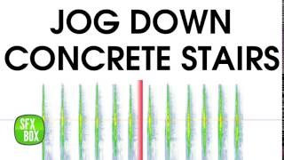 Jog Down Concrete Stairs Sound Effect