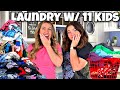 Laundry ROOM MAKEOVER! | Laundry For 14 People