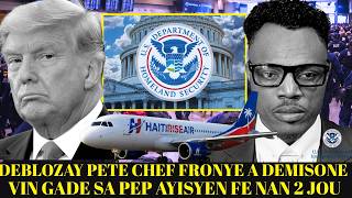 BREAKING NEWS;  TOUT RESPONSAB DHS YO FIN DEMISYONE,REVOLUSYON AN KOMANSE HAITI