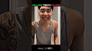 yellow teeth filter prank #troll #trollface #trollfaceedit #edit
