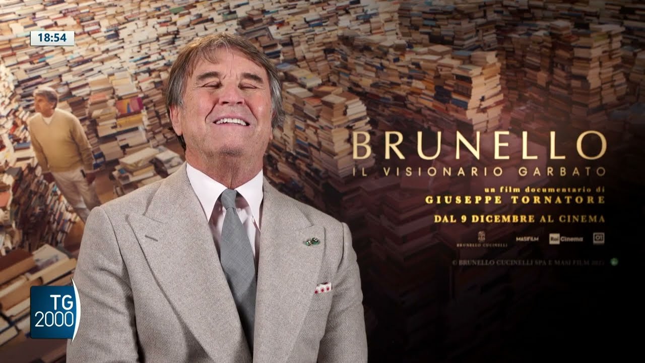 “Brunello visionario garbato” il film di Tornatore dedicato a Cucinelli