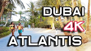 Exploring Dubai Atlantis: 4K Tour of The Palm, Imperial Club Lounge, Royal Pool, and Private Beach