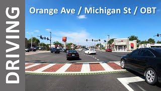 Driving Around Orlando Florida  Orange Ave  Michigan St  Orange Blossom Trail