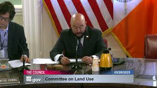 05/28/2025 12:18 New York City Council Video  City Hall Committee Room  250528 121813