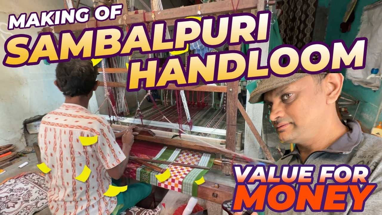 Process of Sambalpuri Saree Weaving | Costly or value for Money #sambalpuri #ikkat @BiswaPrad