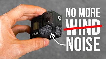 How to Get Rid of the WIND NOISE on your GoPro (for under $5) + Best Settings