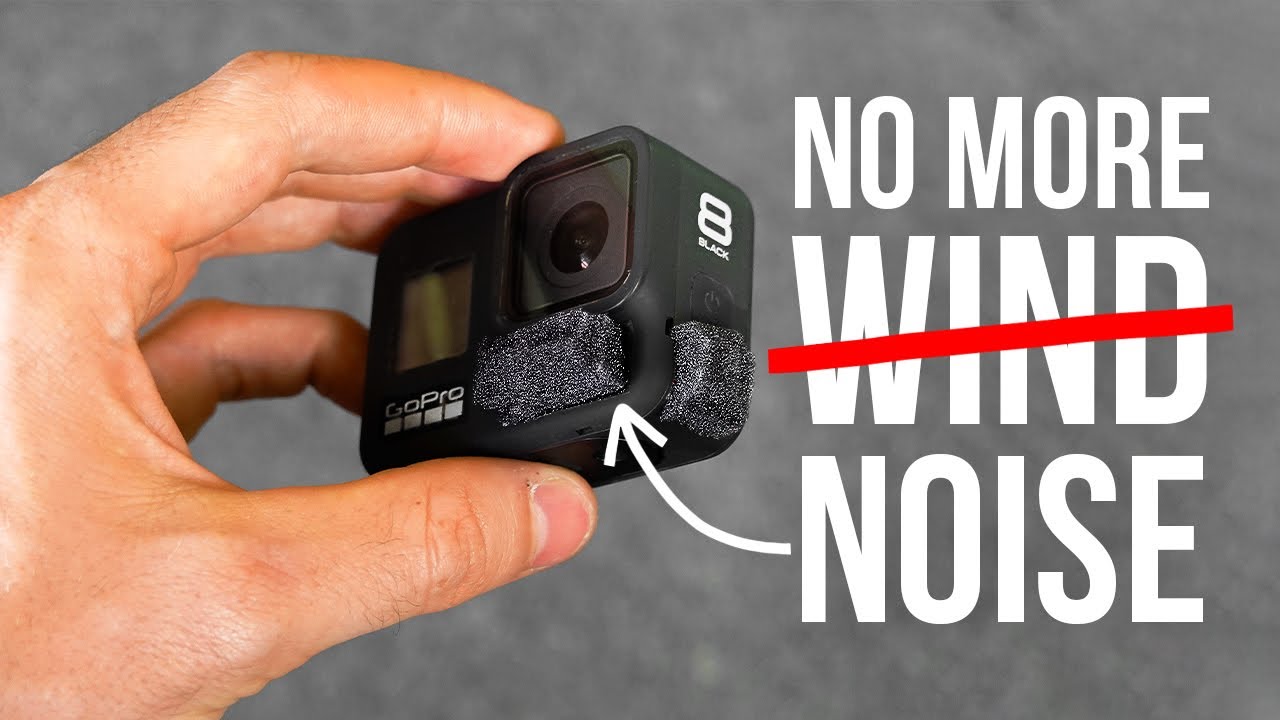 How to Get Rid of the WIND NOISE on your GoPro (for under $5) + Best  Settings - YouTube