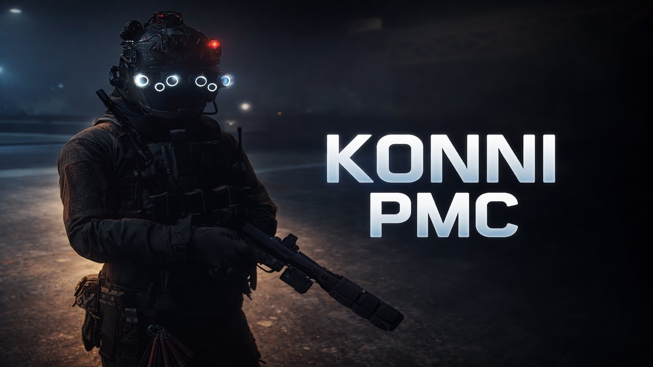 KONNI PMC Night Mission | Stealth Assault on an AI Experimental Center