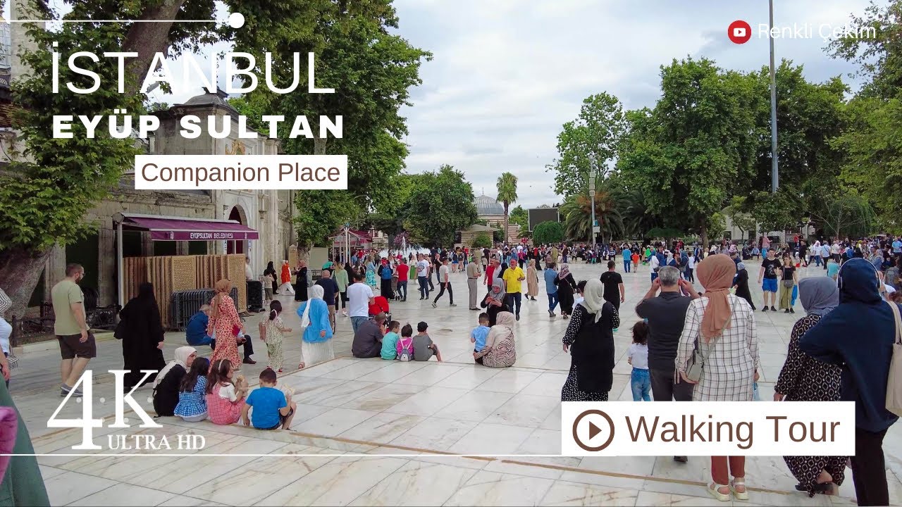4K Пешеходная экскурсия по Эйюпу Султану | Стамбул 2023