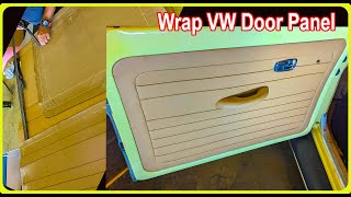 Upholstery  Tips- Simple way how to Upholster VW Door Panel.