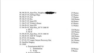 Mackenzie Lueck- Discovery - Evidence List - State vs. Ayoola Ajayi