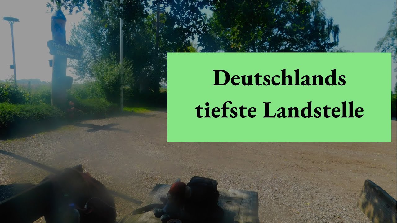 Deutschlands tiefster Punkt: Neuendorf bei Wilster