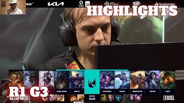 G2 vs XL - Game 3 Highlights | Round 1 LEC Summer 2023 Playoffs | G2 Esports vs Excel G3 React