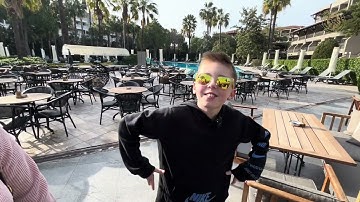 Tour of the BARUT HEMERA Hotel Side Turkey!