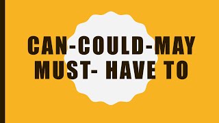 Modals Permission And Obligation Konu Anlatımı