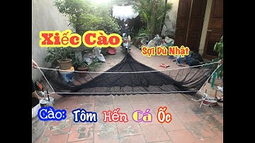 Xiếc Cào Tôm- Ốc- Hến- Cá ( DÙ NHẬT -A6 sợi 9) Làm Theo Yêu Cầu. ZALO:0938.336.470 A Đẩu