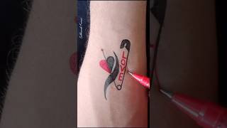 🧷❤️ Safety Pin Love Tattoo | Unique & Stylish Tattoo Idea 🔥 #tattoo #ink #shorts