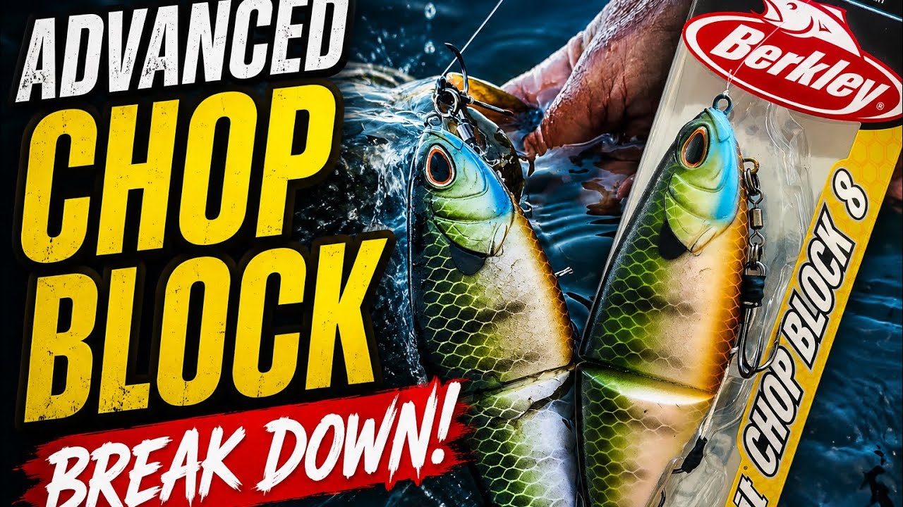 CHOP BLOCK Glide bait, advanced break down!