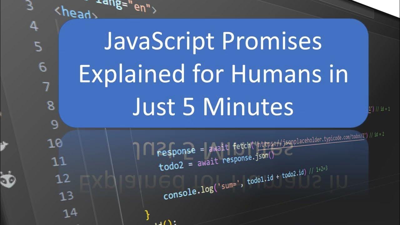 Promises in Javascript. The easy way by examples! - YouTube