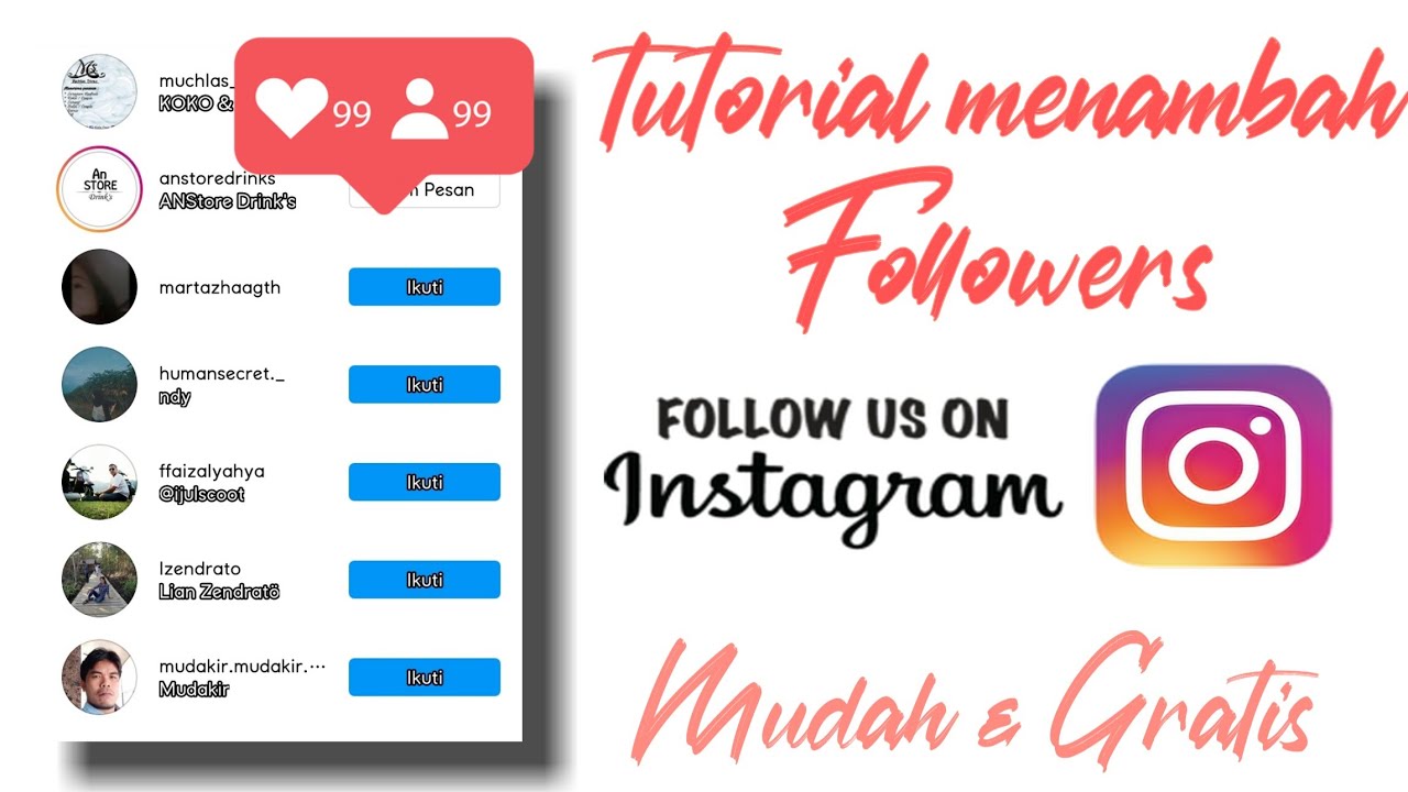 CARA MENAMBAH FOLLOWERS INSTAGRAM - GRATIS 2020 - YouTube