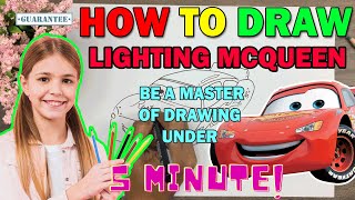 How To Draw Lightning Mcqueen Step By Step Beginner Guide Easy