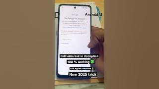 FRP bypass unlock new trick 2025 ⚡️ android 15 | google account | oppo a3x