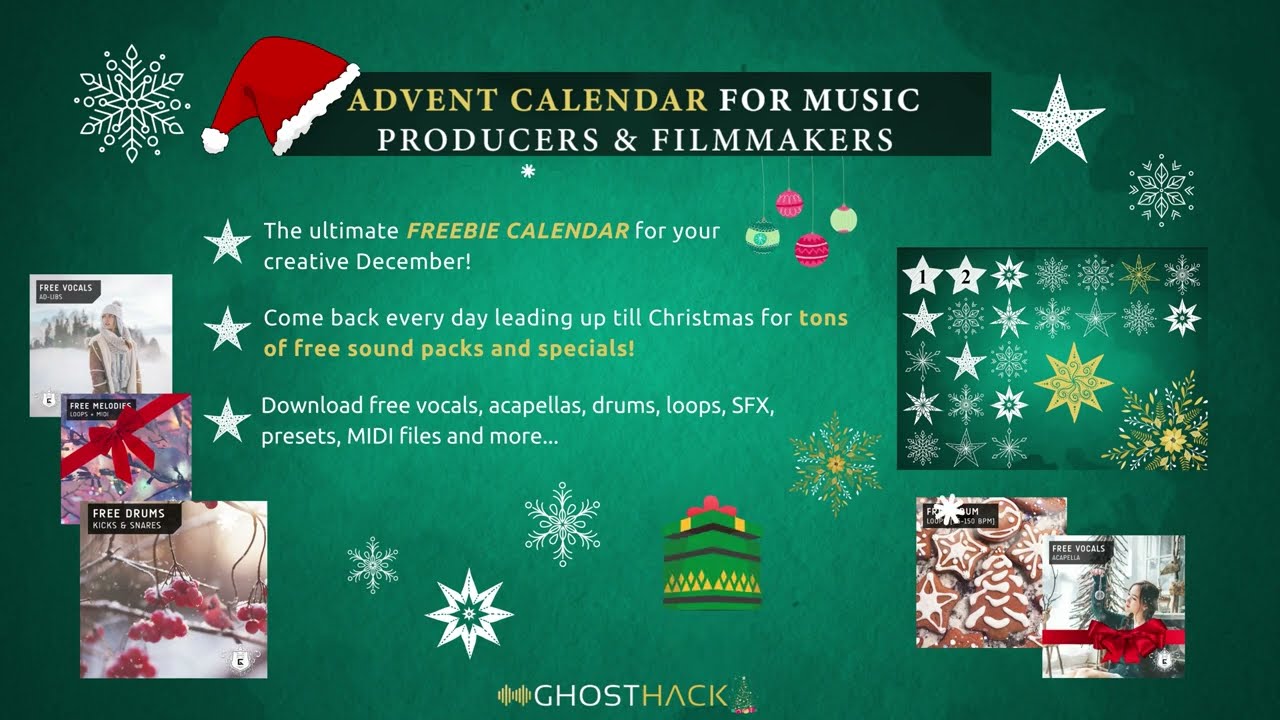 Ghosthack Advent Calendar for Producers and Filmmakers
