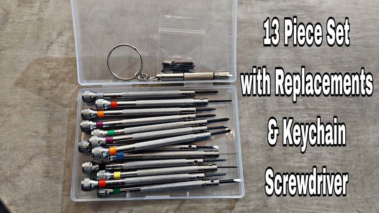 13 Piece Jewelers Screwdriver Set YouTube
